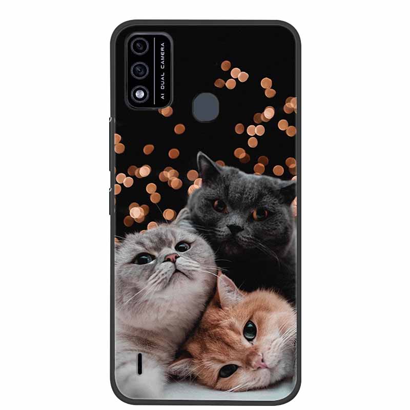 For Itel A48 Case Soft Silicone Cool Cartoon Case For ItelA48 Back Cover for ITEL A 48 Cases Fashion TPU Phone Fundas New Capa