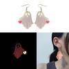 Funny Acrylic Halloween Specter Cartoon Earrings Halloween Costume Dangle Earrings for Women Party Jewelry Exaggeration