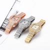 Luxus Diamant Herren Damen Uhren Goldene Uhr Damen Armbanduhr Luxus Strass Unisex Armband Uhren Weibliche Uhr 2024 Neu