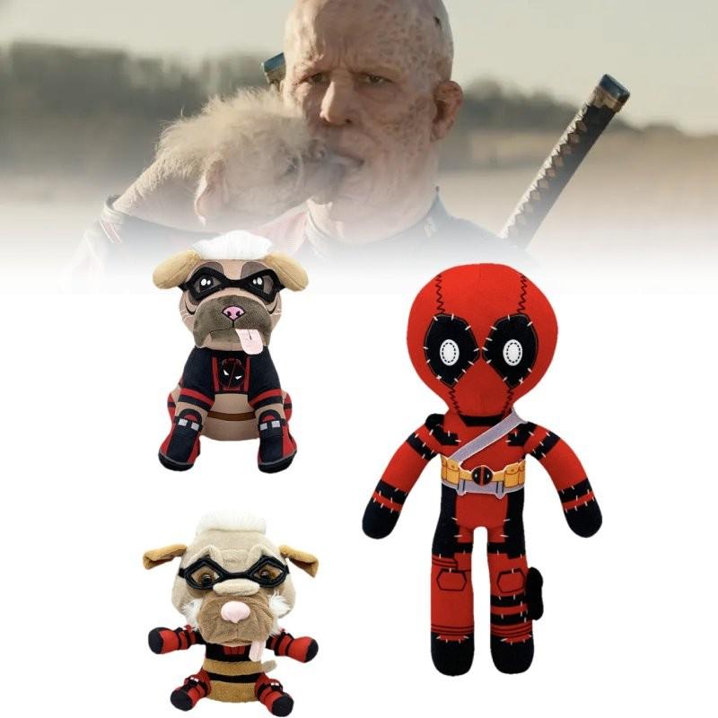 Cute Adorable Deadpool Wolverine Plush Toy Figurines For Kids Collectors