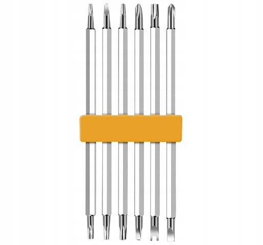 Set of 12 Steel Screwdrivers with Handle
