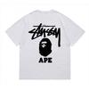 Tricou Bumbac Classic cu Imprimeu Ape Lightning Unisex Mânecă Scurtă Croială Largă Îmbrăcăminte Casual