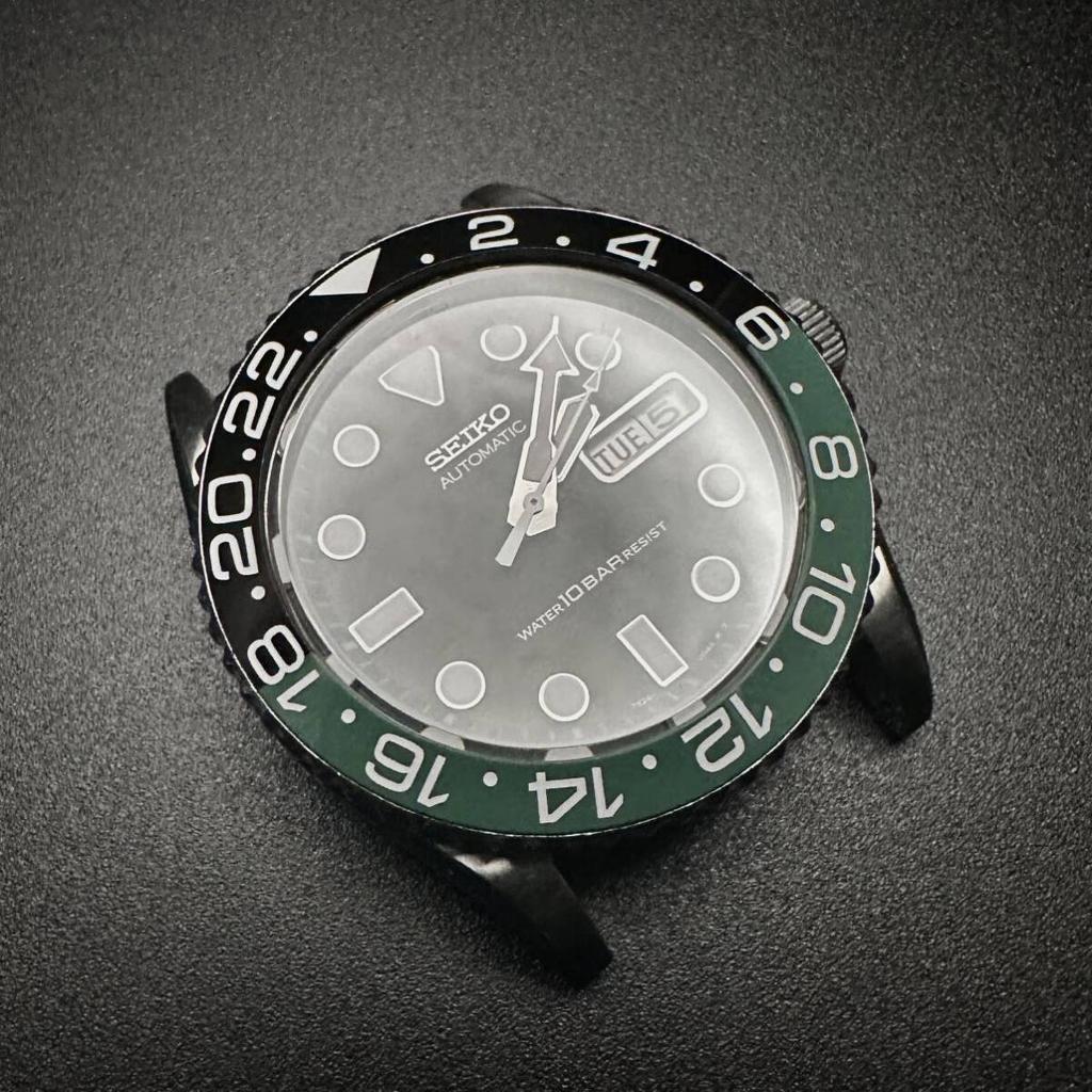 SEIKO 38mm Ceramic Slope Inner Bezel for SKX031 MOD Custom GMT Master Sprite SKX033 7S26-0040 Aftermarket Part
