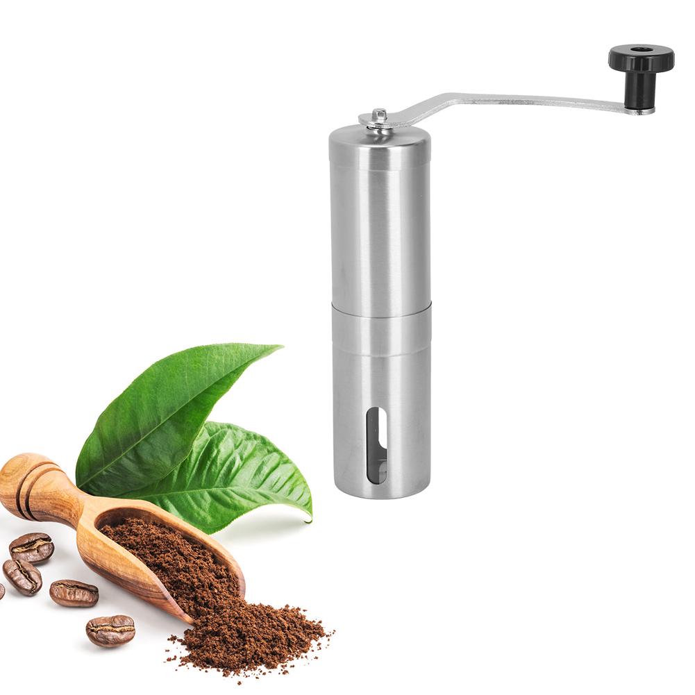 Portable Stainless Steel Manual Coffee Grinder Hand Crank Mill Grinding Machine Kitchen Tool
