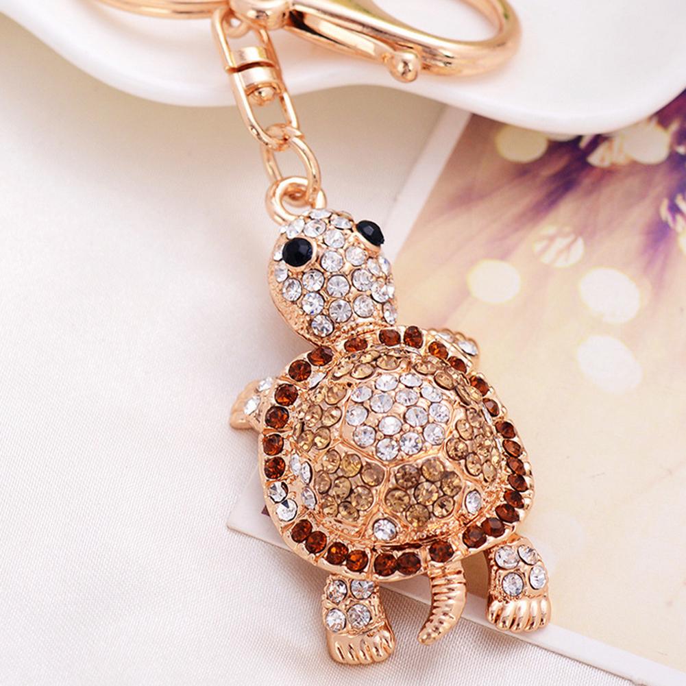 Drahokamenová želva přívěsek na klíče přívěsek na klíče taška na zavěšení do auta