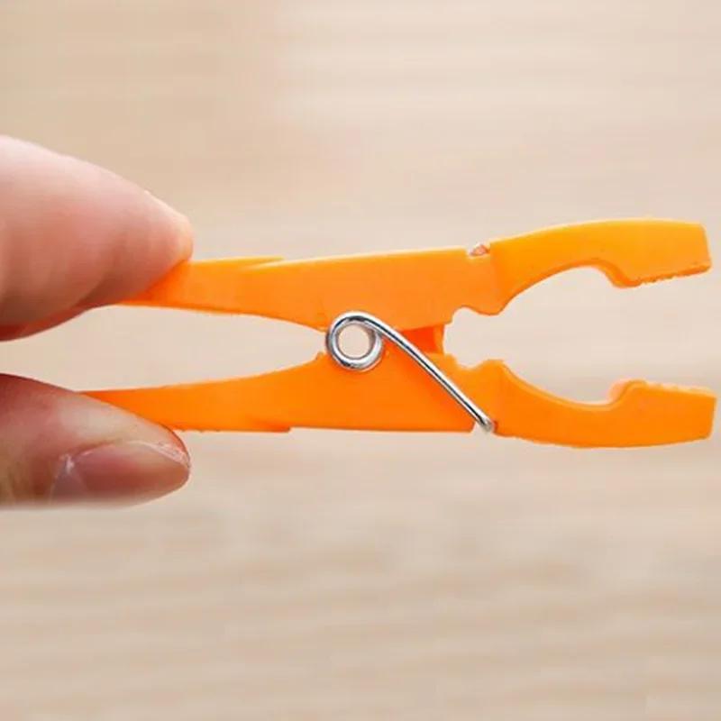 48/24Pcs Plastic Clothespins Hanging Pegs for Laundry Clothes Towel Clips with Home Storage Hooks