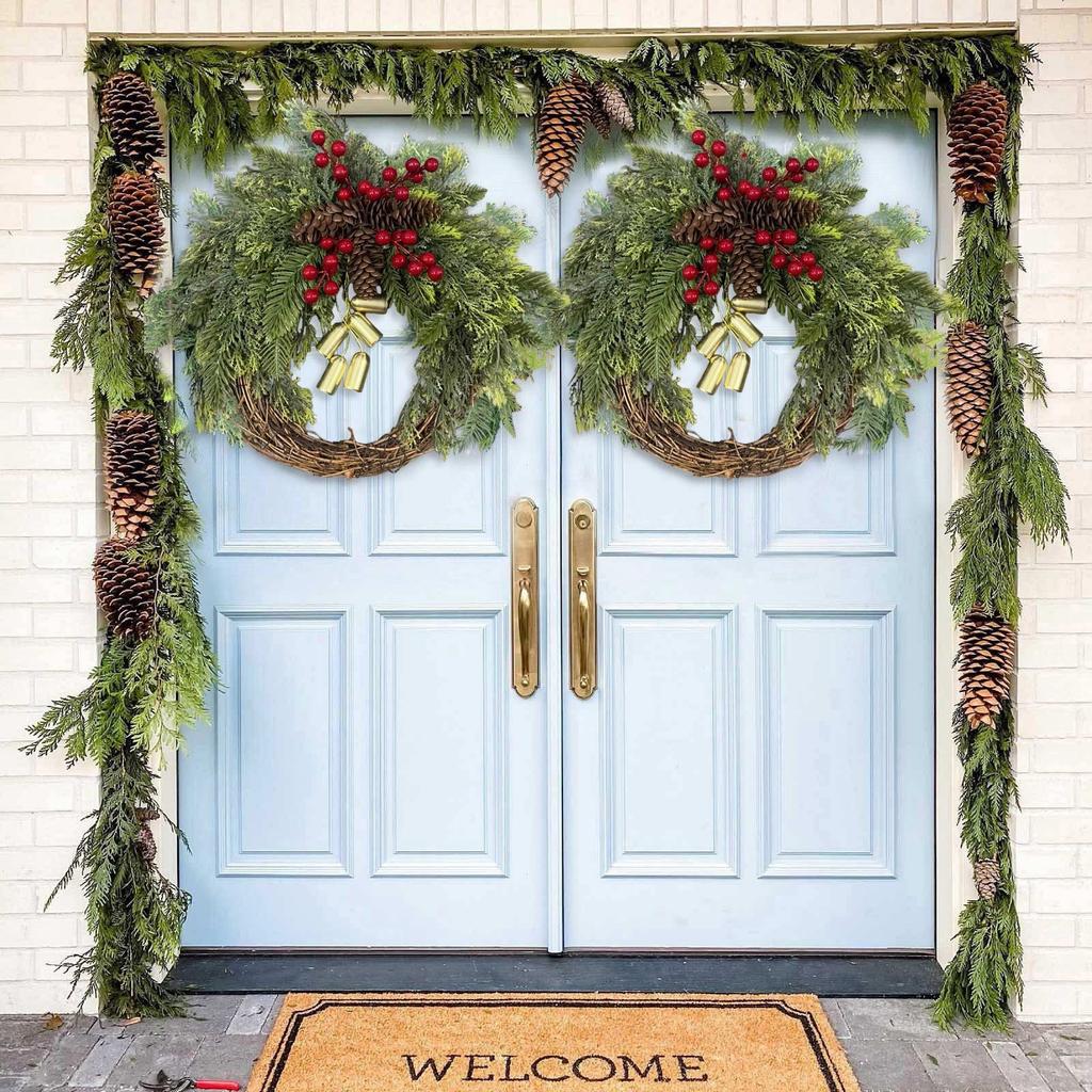 Christmas Wreath Boho Wreath Christmas Day Wreath Home Decoration Door Wall Decoration