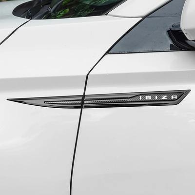 Kovové Samolepky Znak Odznak Obtisky Lišta Styling pro Ibiza 6l 6j 6f 6k Boční Křídlo Blatník Obtisky Karoserie Vnější Doplňky