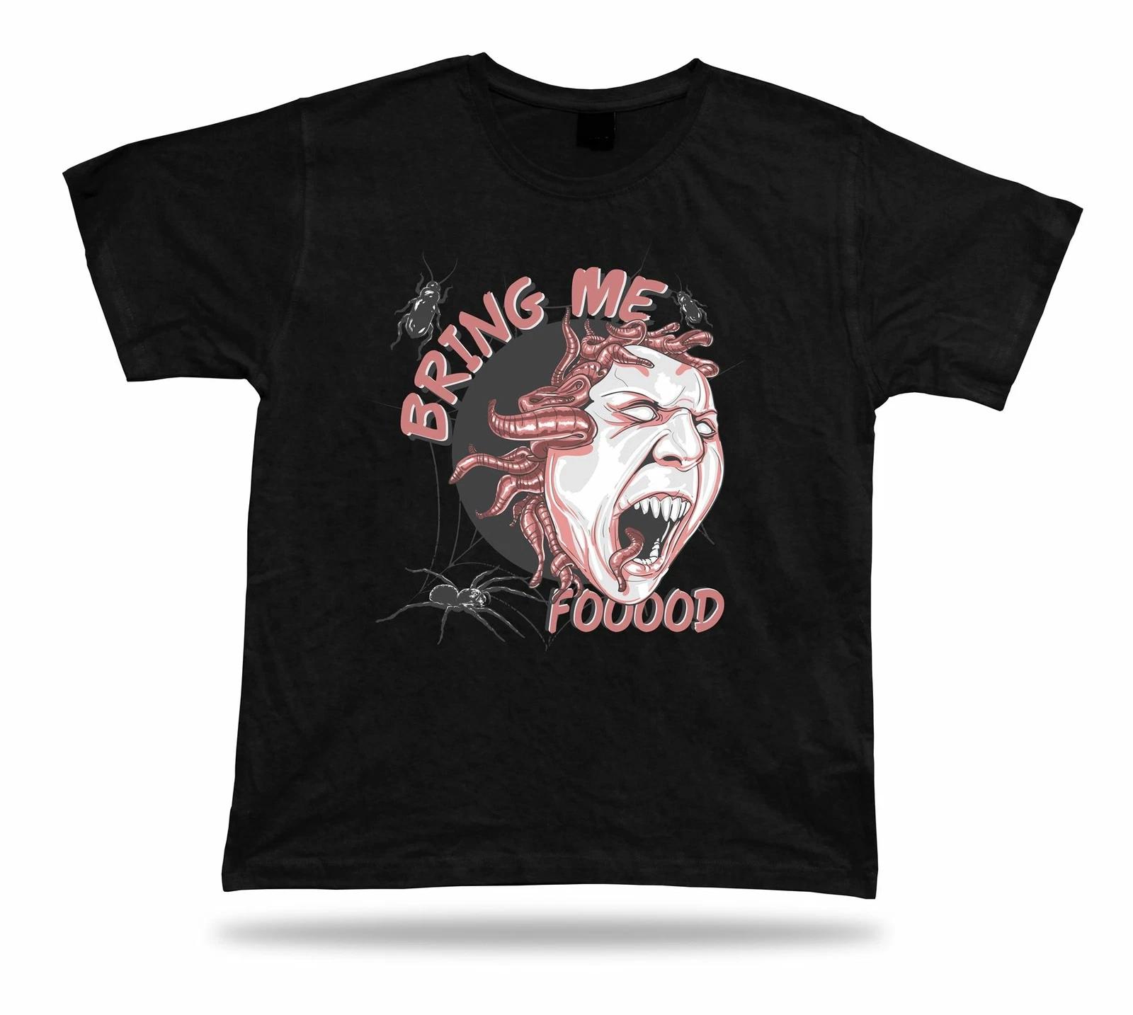 Tshirt Tee Shirt Birthday Gift Idea Horror Face Monster Tentacles Spider Web S