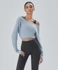 CITYBREEZE ACTIVE Active Airy Long Sleeve Cover-Up_Sky Blue