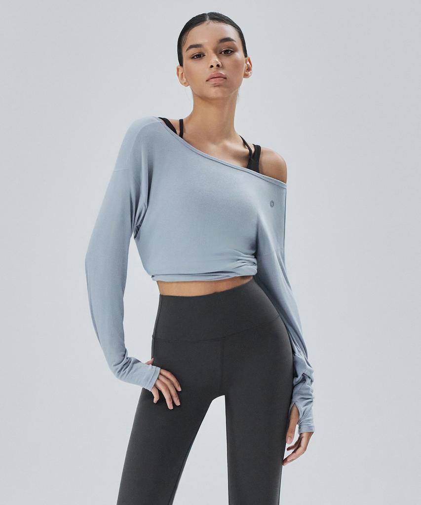 CITYBREEZE ACTIVE Active Airy Long Sleeve Cover-Up_Sky Blue