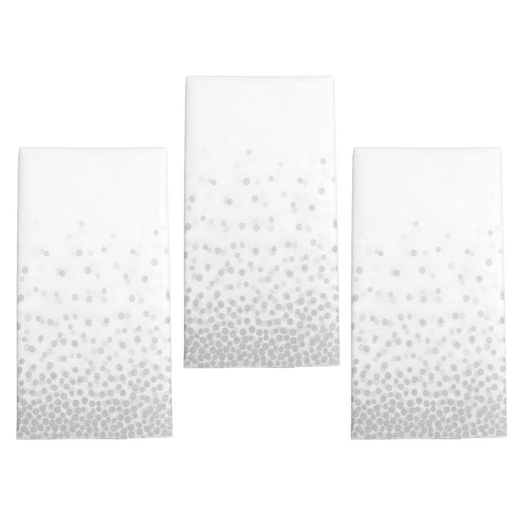 3pcs Plastic Tablecloth Waterproof Oil Proof Reusable Table Cover Rectangle Dot Pattern Table Cloth for Banquets Picnics Party