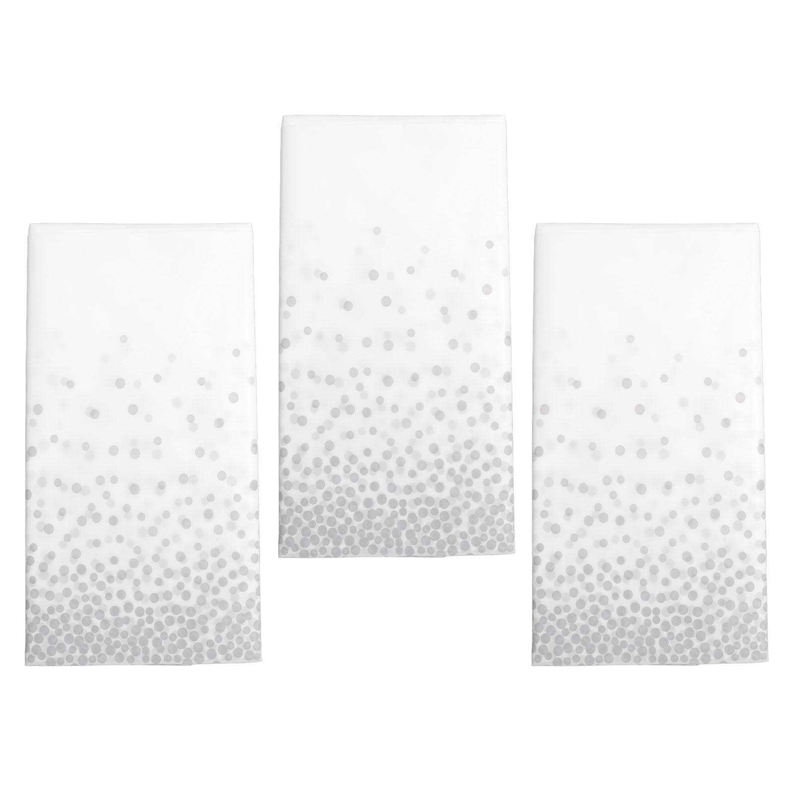 

3pcs Plastic Tablecloth Waterproof Oil Proof Reusable Table Cover Rectangle Dot Pattern Table Cloth for Banquets Picnics Party