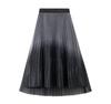 MOE2HUO Gradient Chiffon and Tulle Shiny Long with Elastic Elegant and Perfect for Everyday or Commuting Free Women's Skirt, Skirt, High-Waisted