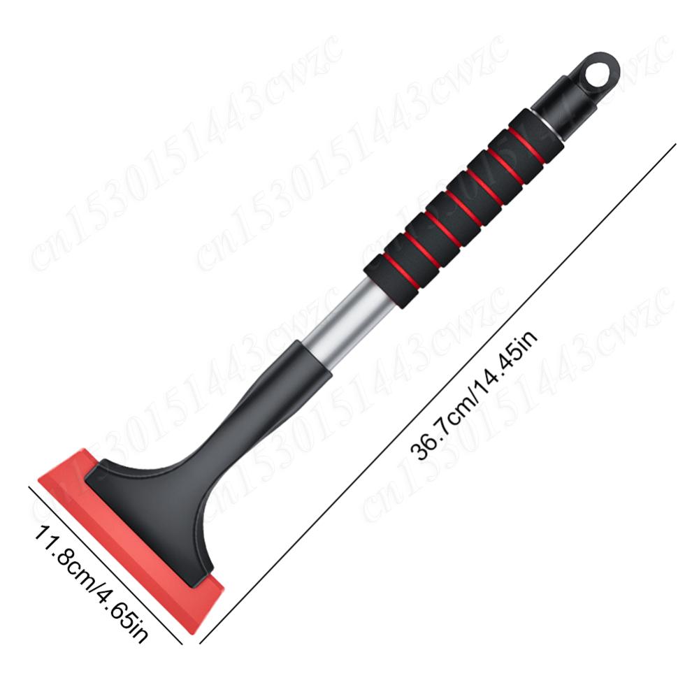 Extendable Ice Scraper with Sponge Handle Car Defrosting Snow Removal Tool Ergonomic Car Window Snow Remover for Window Frosting