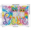 Full Round Drill 5D DIY Diamond Painting "Love Owl" Embroidery Cross Stitch Home Decor