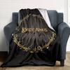 1pc Lord of the Rings Flannel Blanket Soft Warm Throw for Home, Office, Travel, All-Season Cozy Bedding GiftL1144