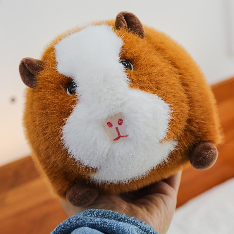 

Милая плюшевая игрушка-кукла морская свинка для детей и девочек, подарок на день рождения, кукла капибара 25cm белый