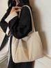 Nylon-Tragetasche für den täglichen Gebrauch mit Reißverschluss und Handytasche für lässige Frauen