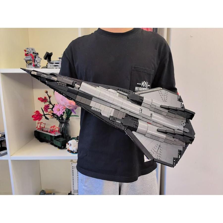 1 35 SR72 Строительные блоки для моделирования самолета 2071 шт. Набор для сборки дрона с подставкой Коллекционная модель военного самолета для сборки United States