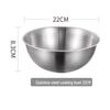 ZISIZ Thickened 316 Stainless Steel Mixing Bowl with Scale