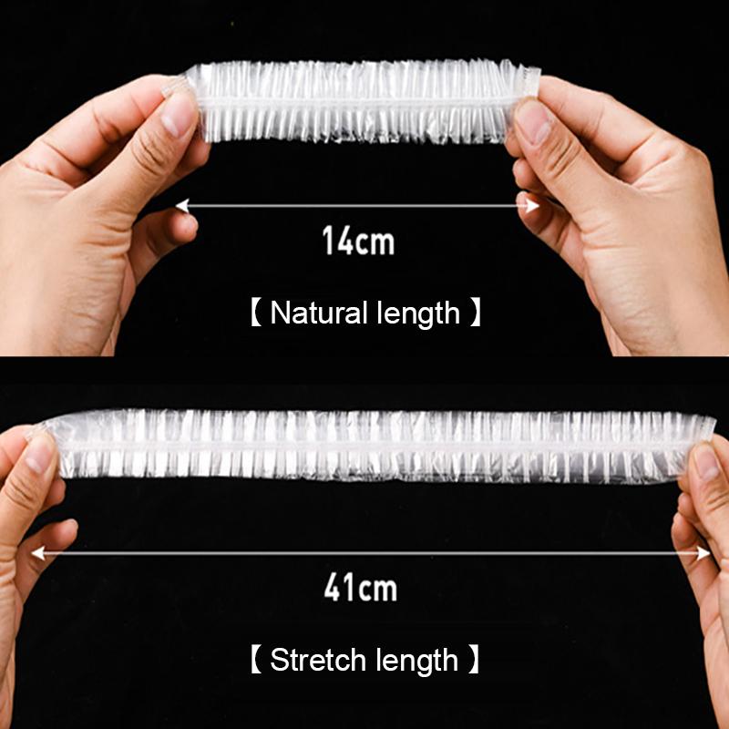 Food Grade Preservative Film Food Storage Covers Disposable Plastic Wrap Reusable Kitchen Disposable Food Protective Film 100pcs