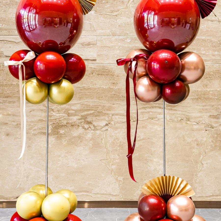 Balloon Arch Pillar for Event Atmosphere Decoration In Shopping Mall Entrances