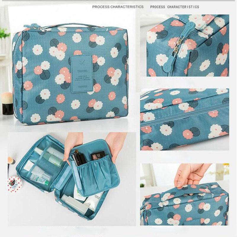 Multi-function Travel Cosmetic Bag Organizer Outdoor Travel Storage Makeup Bag Women Portable Waterproof Wash Bag Toilet Bags