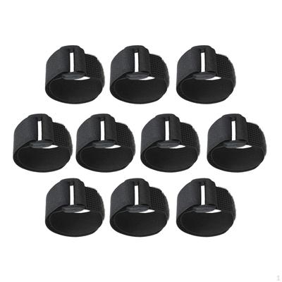 10Pcs Releasable Cable Ties Appliance Winder Strong Sticky Holder Fastener Straps for