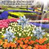6pcs Shiny Windmill Garden Decor, Bird Protection for Yards, Farms and Balconies, for Vegetable Gardens and Outdoors