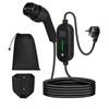 A New Type of Electric Vehicle Charging Gun, Ev European Standard, Convenient On-Board Charging, Suitable for Home Use, with Adjustable Four-Level