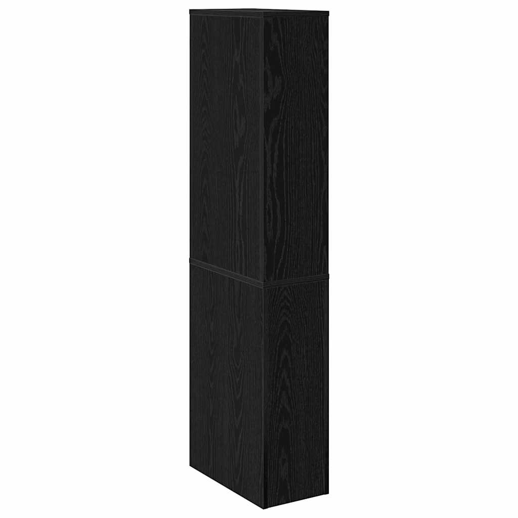 Bathroom Furniture Set Black Oak Look 22 x 41 x 135 cm