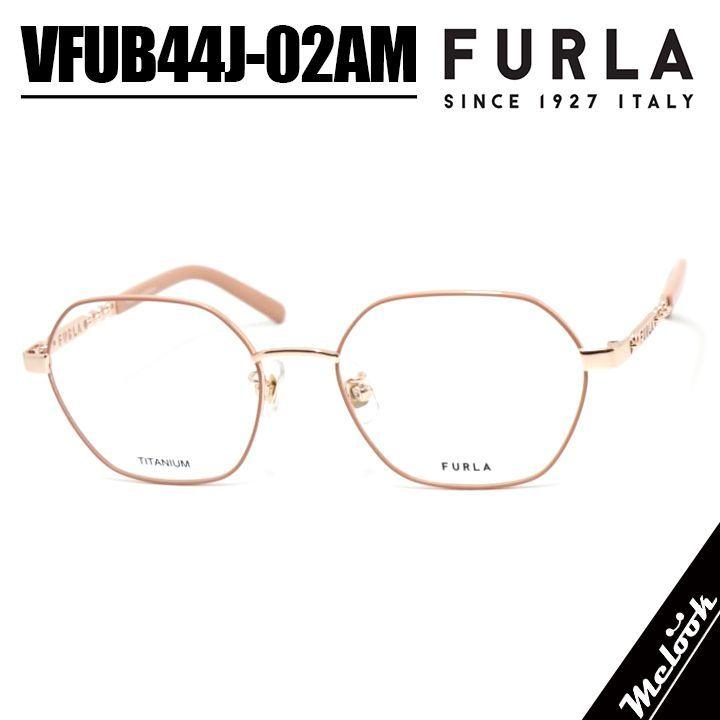 Used FURLA Women s VFUB44J-02AM 53 Size Glasses Glasses Frame Sunglasses Matte Pink/Gold