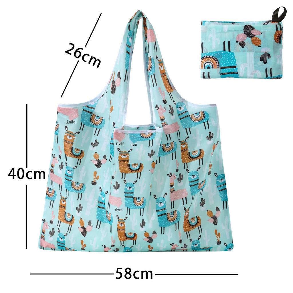 Large Capacity Eco-Friendly Waterproof Foldable Grocery Tote Bag