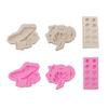 Flowers Leaf Silicones Molds Fondant Mould Pastries Baking Tool Resins Decoration Handmade Soap Molds Fondant Molds