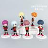 6pcs/set BLUE LOCK Isagi Yoichi Anime Figure Toys Collection Animation Model Cute Version Doll Desktop Ornaments