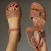 Sandali Donna Taglie Forti con Tacco Chunky, Comode Scarpe Casual Estive da Spiaggia