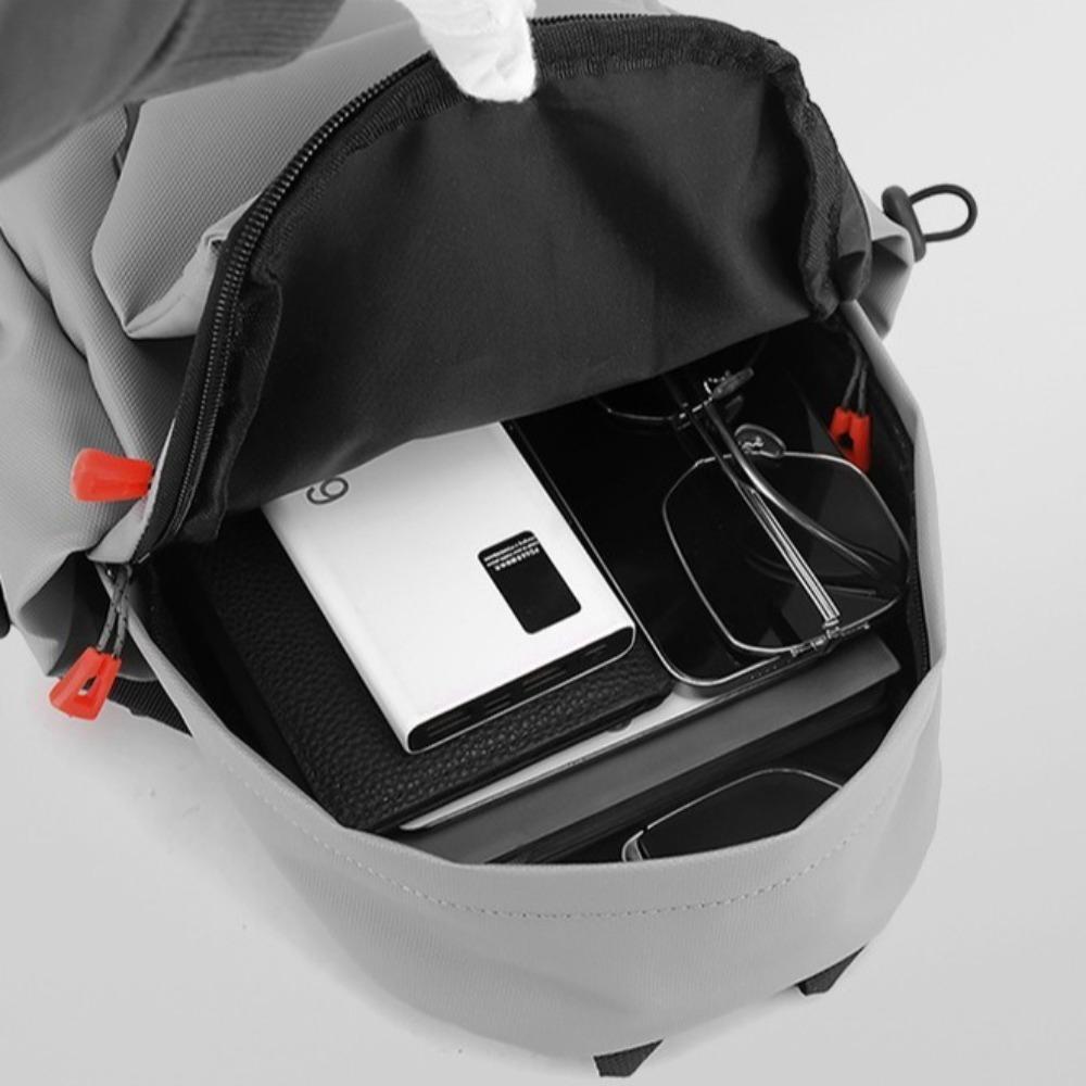 Adjustable Strap Outdoor Shoulder Bag Breathable Sports Walking Bag Zipper Men's Chest Bag  Travel