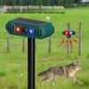 Solar Ultrasonic Animal Repeller with Sound & Light for Wild Boars and Weasels