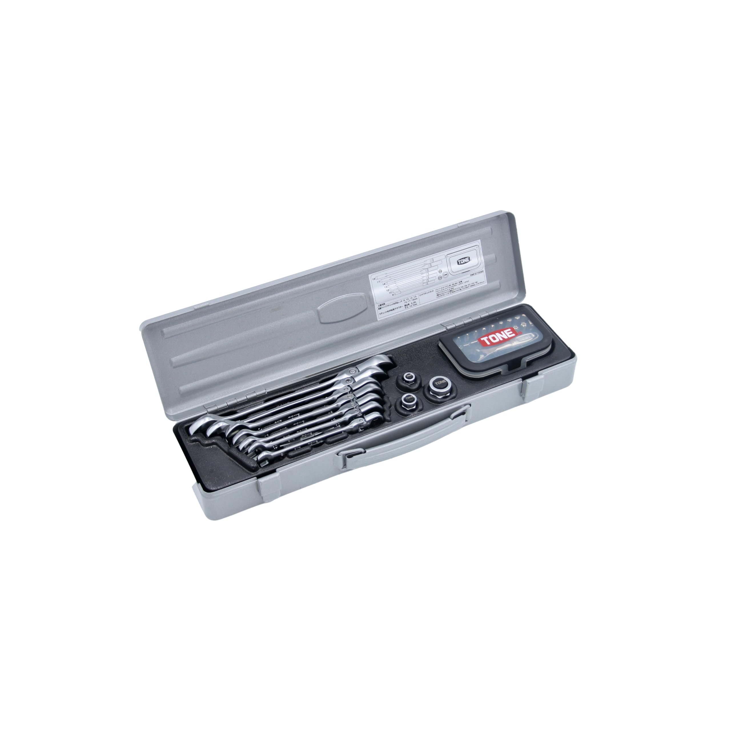

TONE Swing Head Wrench Bit Ratchet Set RMF700BR-Y