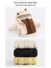 Infant Cotton-Padded Jacket with Fur Collar for 1-2 Year Olds