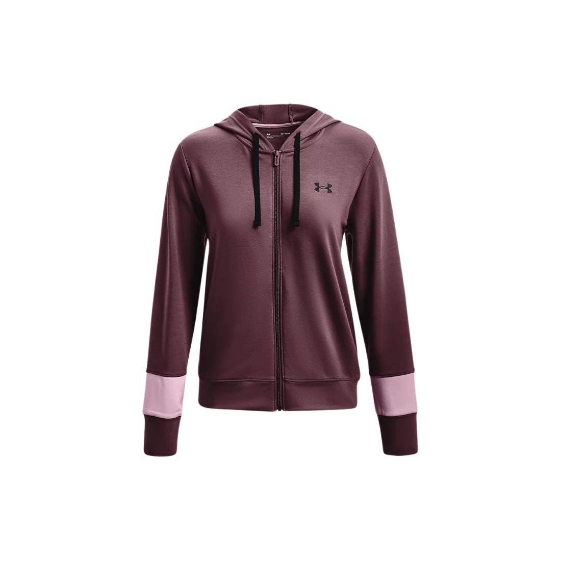 (WMNS) Under Armour Rival Terry Jacket Burgundy Women s 1370941-554 M