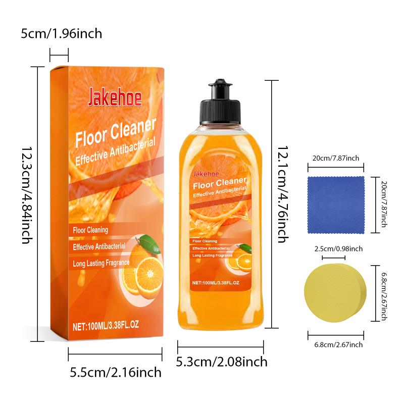 Jakehoe Multi-Purpose Floor Cleaner Household Wooden Floor Brighten Polish Stain Remover Fresh Scent Cleanser
