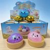 Glitter Dumpling Squishies, Upgrade Squishy Dumplings Stress Balls, Soft Squeezy Dough Ball with Steamer Stress Relief Desk Toys
