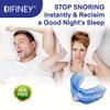 Nastavitelný noční hlídač bez zápachu a baterie, zařízení proti chrápání s úložným pouzdrem pro domácí použití – Nastavitelná pomůcka při spánku