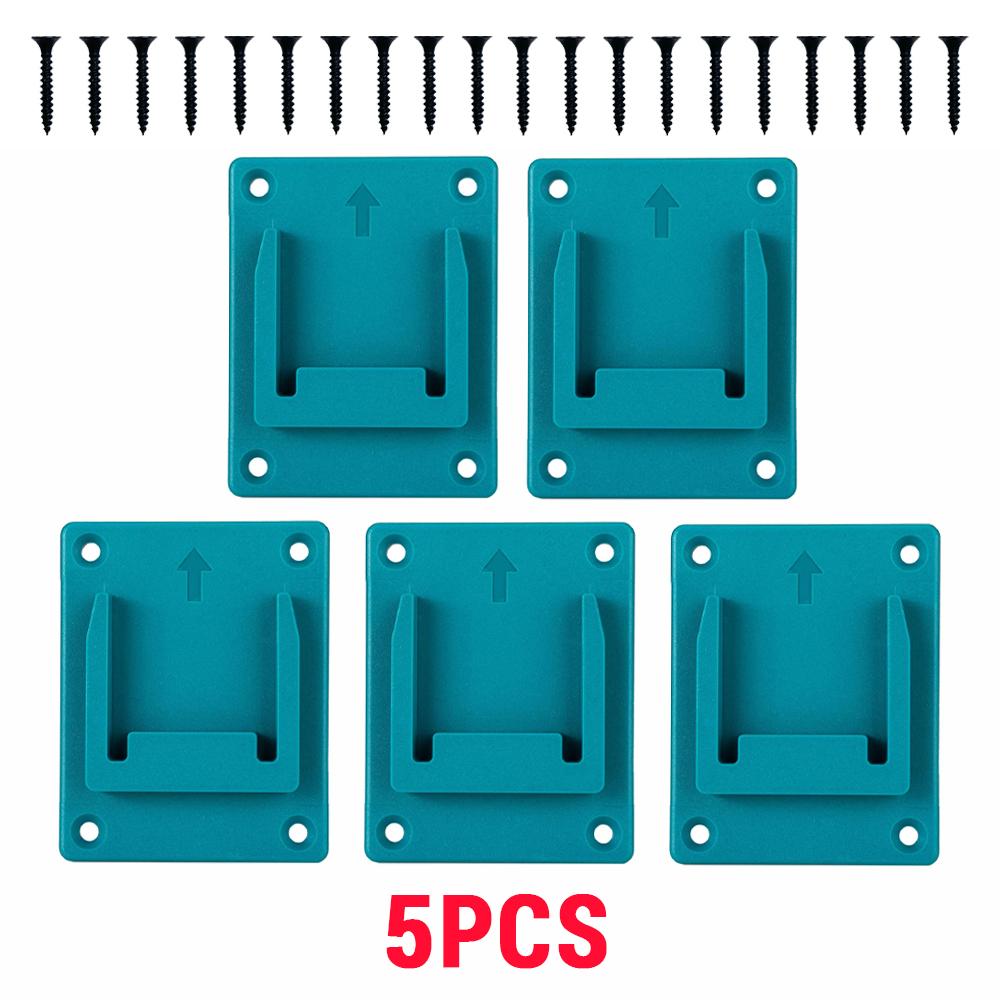 

5 ШТ. для Makita 18V для Bosch 18V Тримач інструментів Тримач для дрилів Настінний кронштейн для зберігання Підставка для демонстрації інструментів