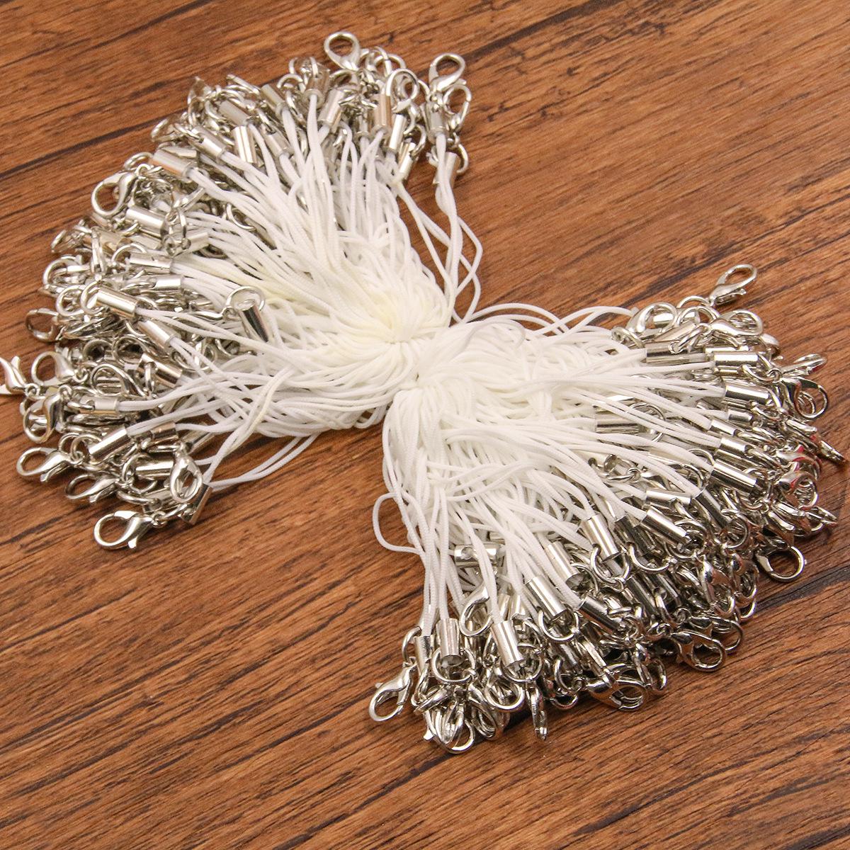 

20-цветный ремешок с карабином для самостоятельной сборки украшений - 67 мм, аксессуар для мобильного телефона/кулона