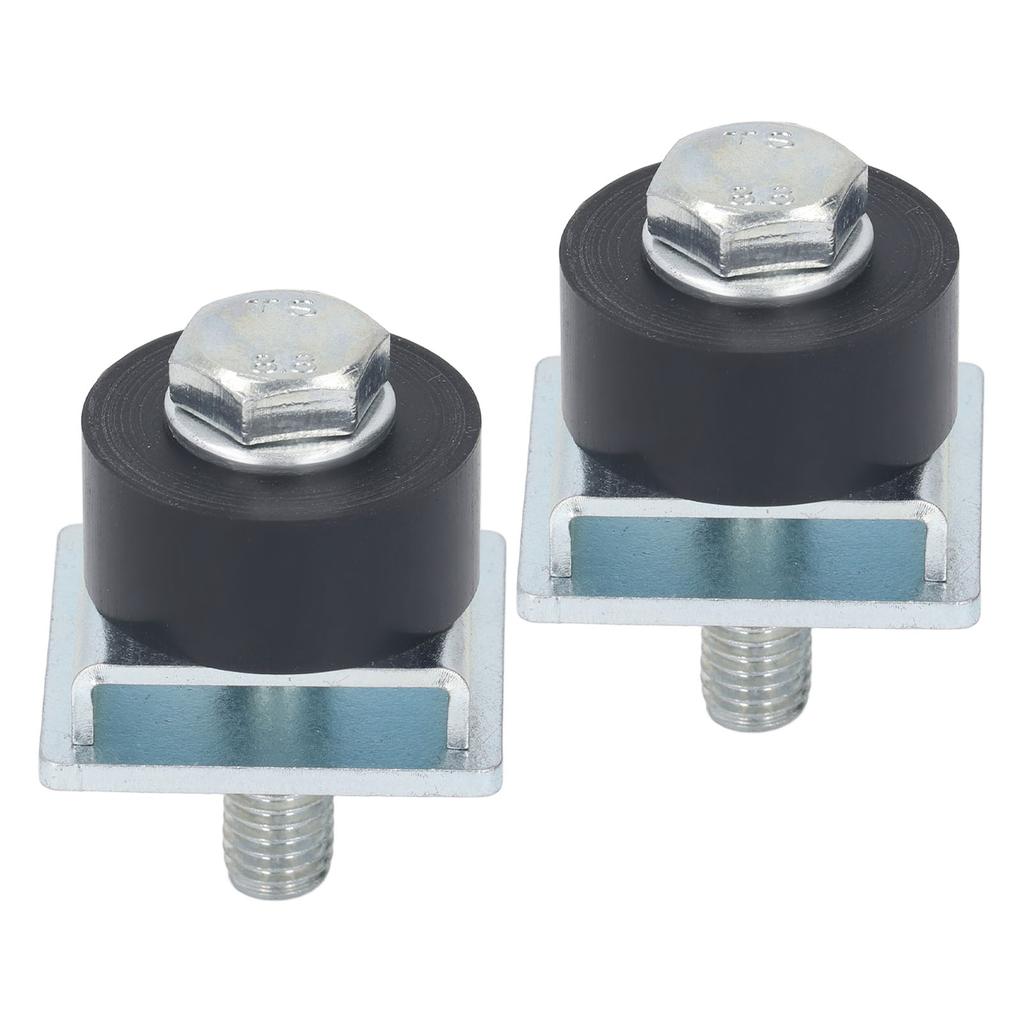 2Pcs Stainless Steel Trolley Roller Wheels Limit Assembly Positioning for 1‑5/8in Width Strut Channe