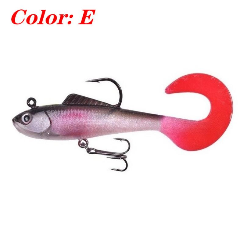 

Искусственные приманки Рыболовные снасти Мягкая силиконовая приманка для морского окуня Блесна Щука Карп Рыболовные приманки Свимбейт 90mm