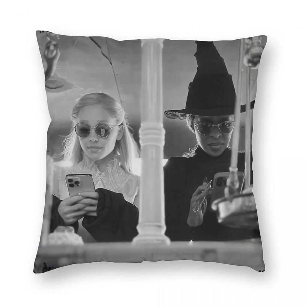 Wicked For Good Glinda Pillowcase Soft Polyester Cushion Cover Decor Throw Pillow Case Cover Home Square cm